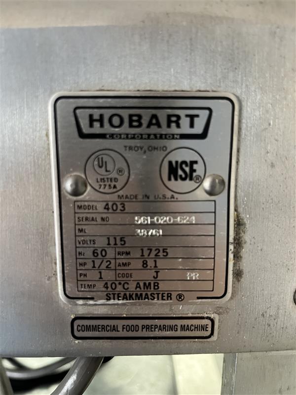 Meat Tenderizer/Strip Cutter | Hobart