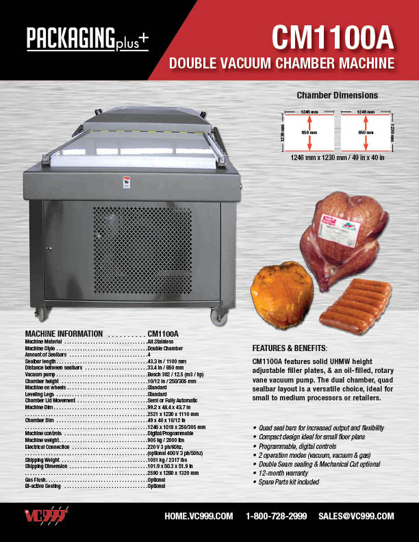 Double Chamber Vacuum Machines | VC999