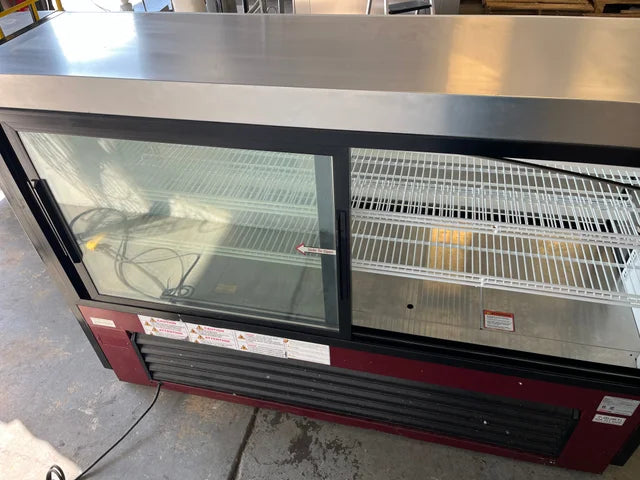 72" Refrigerated Deli Display, Red | Turbo-Air