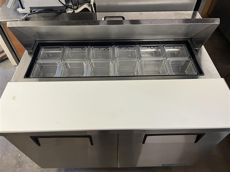 12-Pan Prep Table, 48" | True (Brand New)