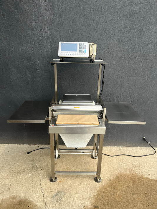 Hand-Wrapping Station with Split-Base Printing Scale | Heat Seal/DIGI