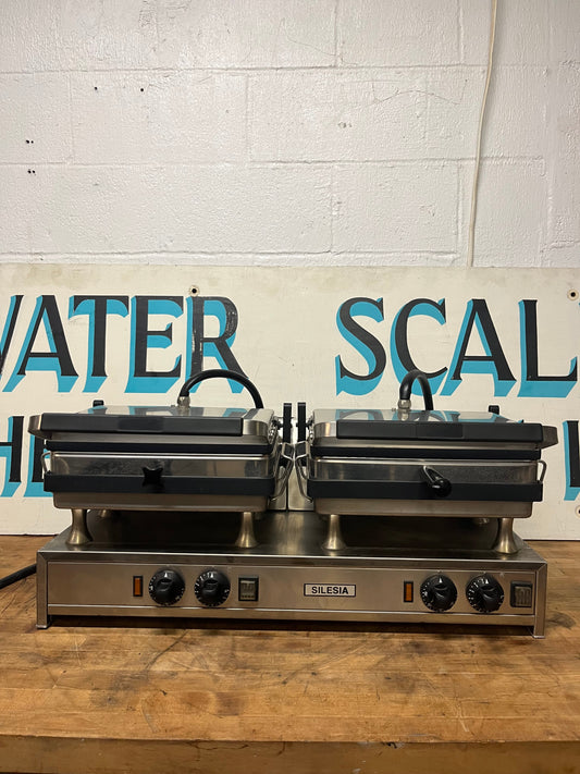 2-Section Commercial Panini Grill | Silesia
