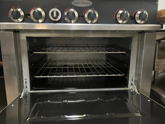 6-Burner Gas Stove/Oven Combo | Serv-Ware